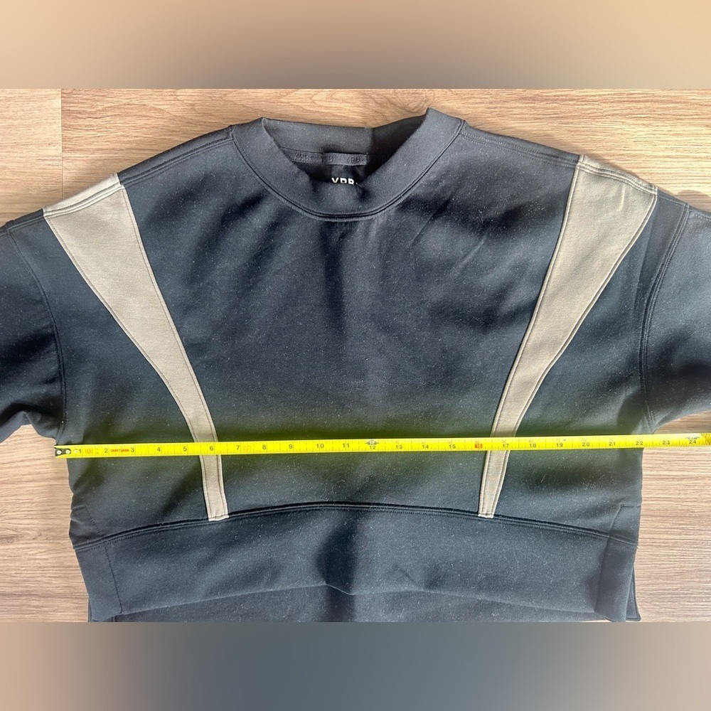 Abercrombie & Fitch YPB neoKNIT Mini Crew in Dune Colorblock Women’s Size Small - Picture 7 of 7
